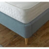 Camille Duck Egg Blue Fabric Bed Frame 1