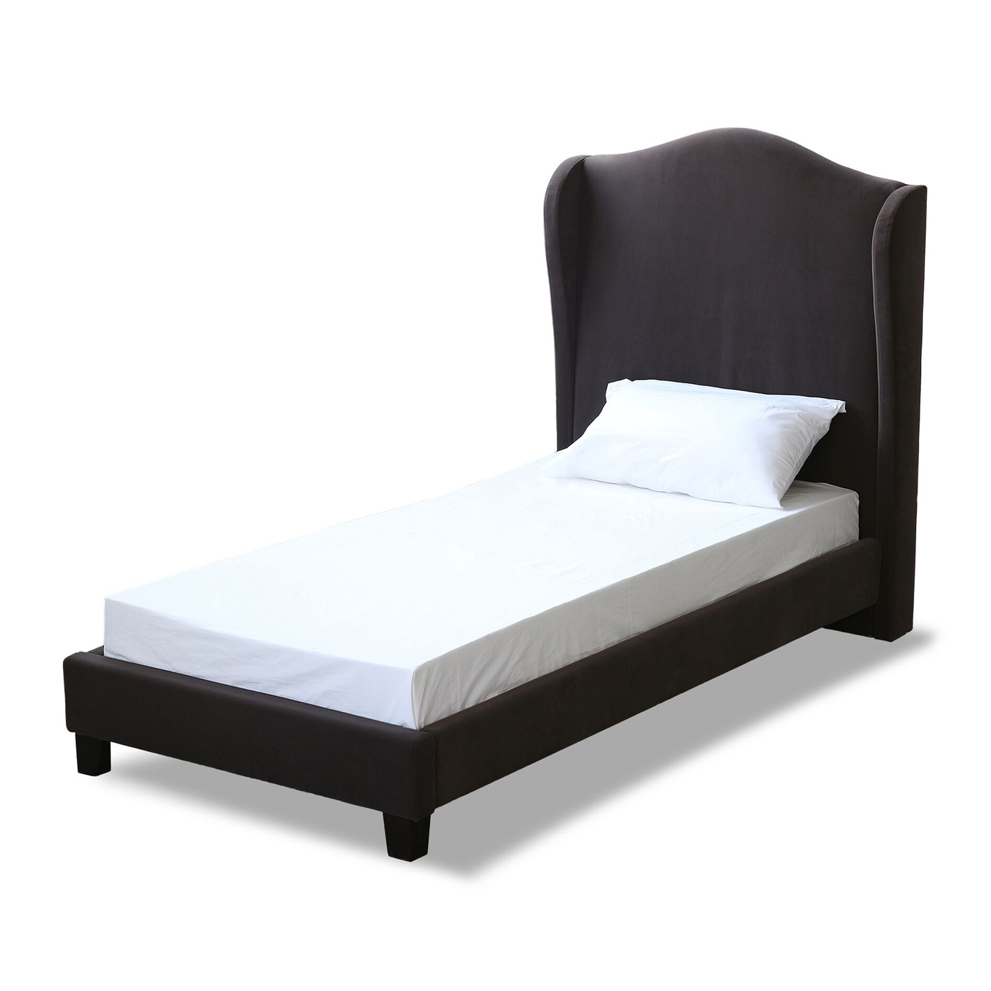 Buy Chateaux Velvet Wing Single Bed Fabric Beds FADS