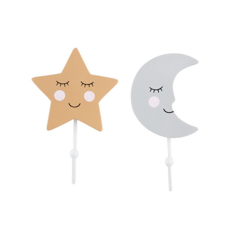 Sweet Dreams Moon And Star Hooks