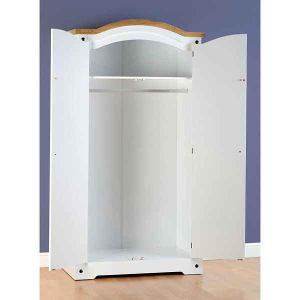 Corona White Trio Bedroom Set Bedroom Furniture FADS