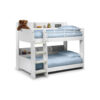 Domino Bunk Bed With Shelving White