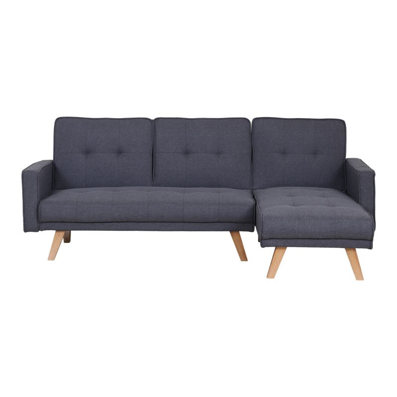 Oslo Grey Fabric Sofa & Birchwood Frame Modern Living FADS