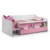 Salou Low Sleeper Kids Storage Bed Pink