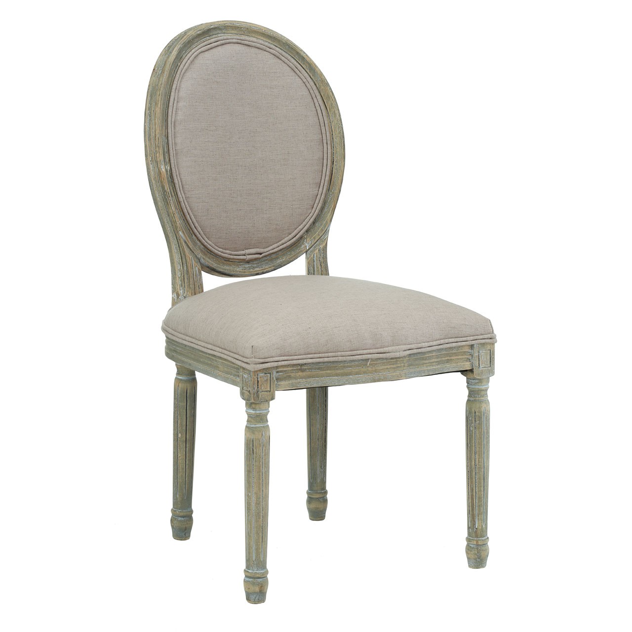 Francois Chair - Grey, Green, Natural and Cream (Colour: Natural)