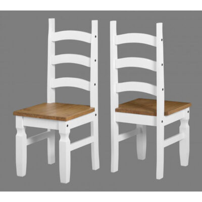 corona white dining chair