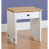 corona white dressing table stool