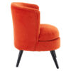Orange-Plush-Velvet-Round-Armchair-1