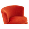 Orange-Plush-Velvet-Round-Armchair-3