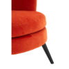 Orange-Plush-Velvet-Round-Armchair-5