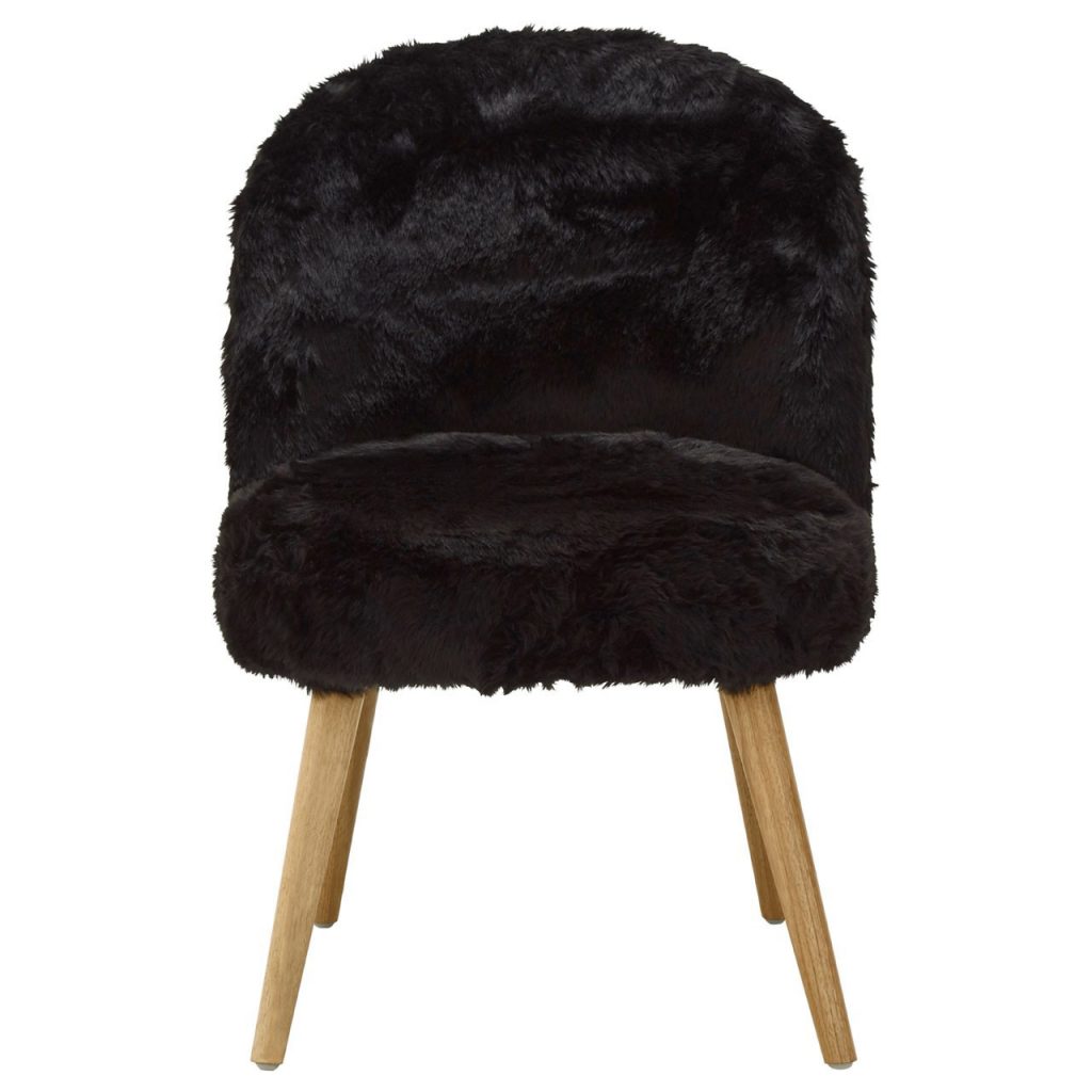 Cabaret Soft Faux Fur Chair Fabric Chairs FADS