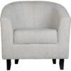 Hammond Fabric Tub Chair Grey Front