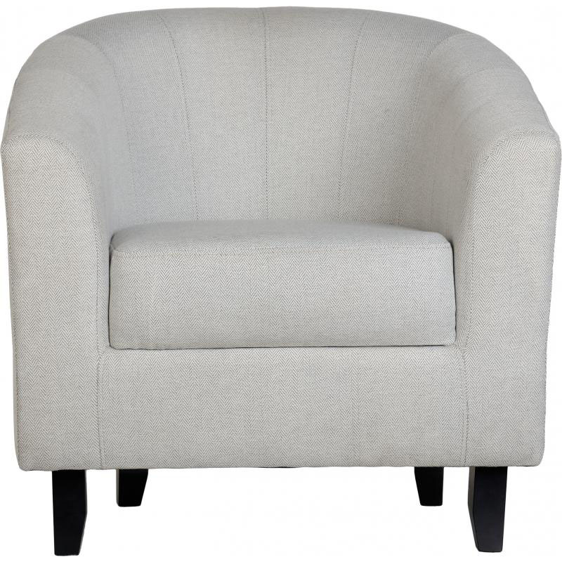 Hammond Fabric Tub Chair Grey Front