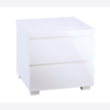 Puro-2-Drawer-Bedside-White