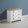 Ludlow White Painted 3 Drawer Chest