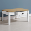 square_ludlow white painted coffee table open