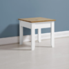 Ludlow White Painted Lamp Table