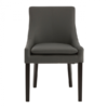Pimlico Grey Leather Dining Chair
