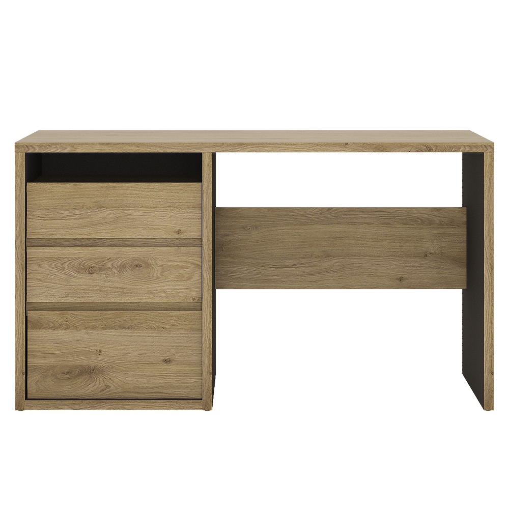 Shetland 3 Drawer Wooden Desk