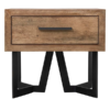 London 1 Drawer Wooden Lamp Table