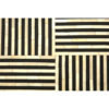 boho black stripe coffee table 6