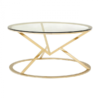 Margot Champagne Gold Coffee Table
