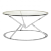 Margot Silver Round Coffee Table