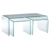 Matrix Clear Glass Coffee Table