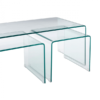 matrix clear glass coffee table 3