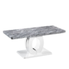marble effect dining table