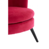 square_Pink Plush Velvet Round Chair Leg
