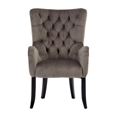 Tait Mink Velvet Armchair