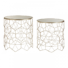 Arcana Champagne Mirrored Side Tables