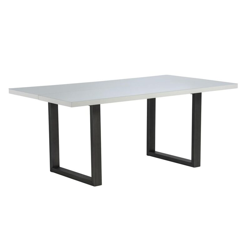 Rialto Gloss 6 Seater Dining Table - White