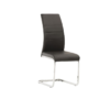 Soho Black Leather Dining Chair