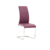Soho Purple Leather Dining Chair