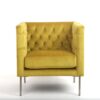 Goldenrod Brushed Velvet Armchair