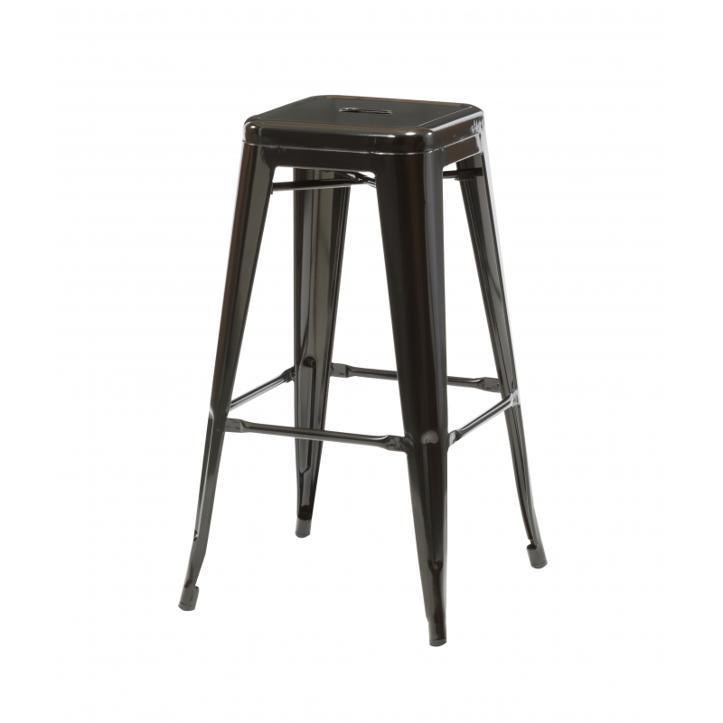 Bronx Black Metal Bar Stools