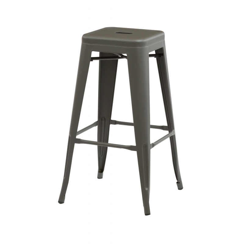 Bronx Grey Metal Bar Stools Dining Furniture FADS