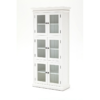 Halifax White Painted Tall Display Cabinet 1