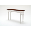 Provence Accent White Distressed Finish Console Table 10