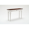 Provence Accent White Distressed Finish Console Table 13