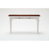 Provence Accent White Distressed Finish Console Table 8