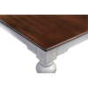 Provence Accent White Distressed Finish Dining Table