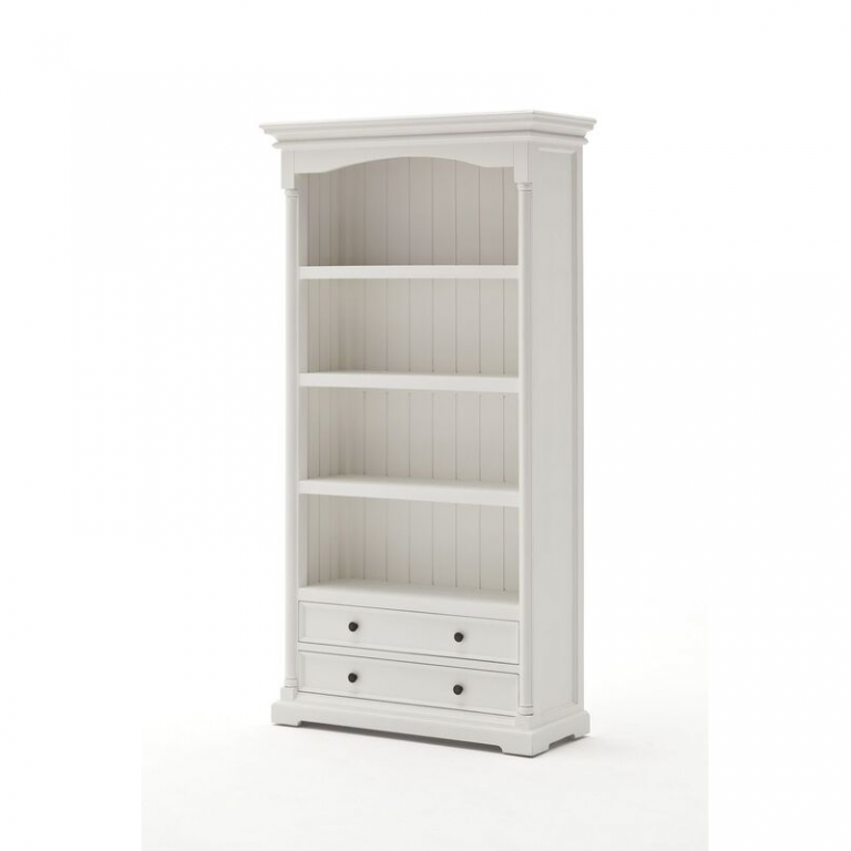 Provence White Painted Bookcase Office Furniture FADS