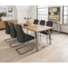 Trier Industrial Style Dining Table With Chairs