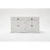 halifax white painted glass display unit
