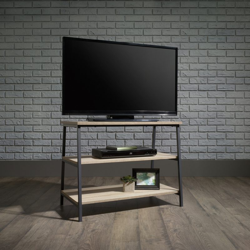 Industrial Style TV Stand With Shelving Living Furniture FADS