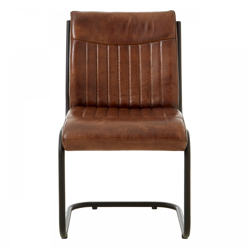 Buffalo Brown Leather Dining Chair Dining Furniture FADS