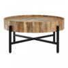 Crest Wooden Round Coffee Table