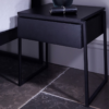 Federico Black Stained Oak Side Table 1